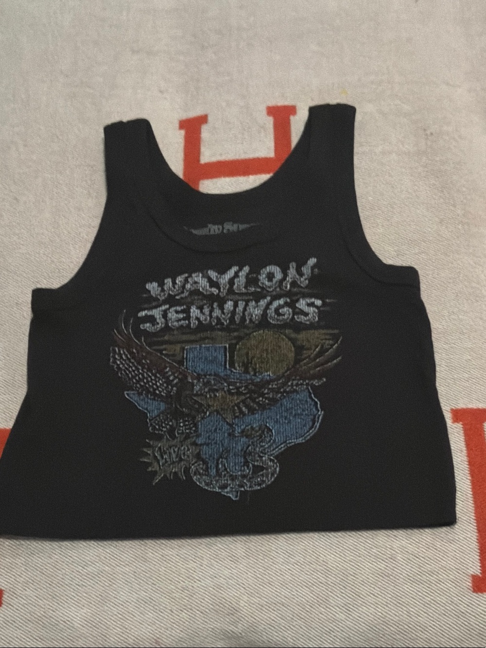 Rowdy Sprouts Kids Black Graphic Tank Top